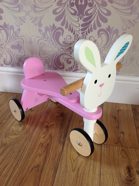elc wooden bunny trike